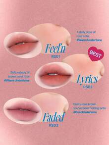 Fwee RS05 Lip & Cheek Soft Mousse Pudding, Shades: Film, Apricot Haze, Gray Rose, Air Mousse, Cashmere Soft Matte Effect, Watercolor Flush, Seamless Tint, Suitable For Sensitive Skin, Pocket Gem Case, Flat Cheek Savior, Brighten Inner Eyelids, Korean Makeup, 5g/0.17oz