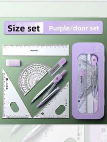 Scatola regalo con set di strumenti geometrici a forma di macaron, include una colorata scatola di latta e un set completo di strumenti da disegno, adatta come regalo per studenti, per il ritorno a scuola. Regalare la "Scatola geometrica Macaron" con benedizioni è un must per gli studenti e per chi cerca regali pratici durante il periodo del ritorno a scuola e per scambiare regali, trasmettendo la cancelleria pratica che accompagna l'apprendimento. Adatto per Ognissanti, compleanni, Natale, Capodanno, vacanze invernali, decorazioni natalizie, accessori per la scrivania di casa, regali di Natale, decorazioni autunnali per la casa.