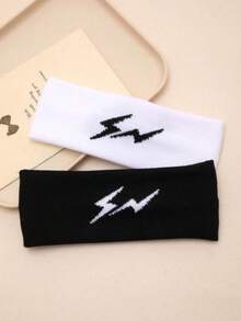 1条刺绣运动头带，男士吸汗头巾，适合嘻哈、街舞、休闲街头服饰，涤纶材质，四季皆宜，可作发带、头巾、吸汗带、发带、礼品。 - A - 查看 1