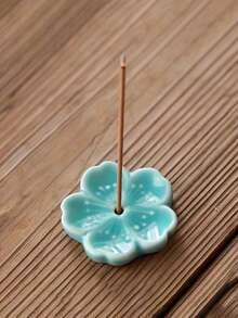 Lư hương hoa anh đào thanh lịch, Giá đỡ que trang trí bằng gốm sứ gia đình, Lư hương liệu pháp, Trang trí phòng trà văn phòng, Thiết kế hoa hồng dễ thương, Giá đỡ nến, Hoàn hảo để trang trí nhà cửa và làm quà tặng, Giá đỡ nến - Nhiều màu - Xem 6