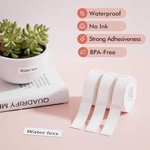 - Cinta para etiquetadora D11/D110/D101, 12 x 40 mm, 480 etiquetas, 3 rollos, blanco - 0.47 x 1.57 pulgadas, blanco - Ver 4