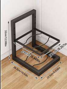 1 Stück Regal für Unterschrank, mehrstufiges bodenstehendes Aufbewahrungsregal, in der Höhe verstellbarer Küchenregal-Halter