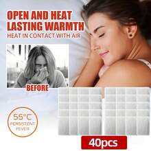 OUHOE 2/10/40 piezas Calentadores de mano desechables, Almohadillas de calentamiento de un solo uso, Calor portátil de invierno (Estilo nuevo/viejo aleatorio)