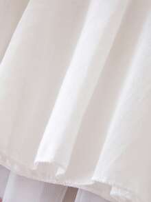 Baby Girls' White Christening Dress, Wedding Flower Girl Dress, Infant 0-2 Years - White - View 7