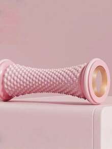 1pc Foot Massage Roller With Speed Control - Deep Tissue Massage Textured Surface, Medium Firmness, Manual Operation, Suitable For Yoga & Fitness Enthusiasts, Home Fitness Experience, Yoga Accessory, Fashionable Design, Durable Structure