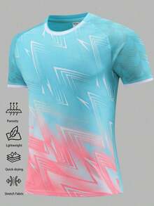 1pc Personalized Football Jersey - Customizable Name & Number Print Short Sleeve T-Shirt Set, Quick-Dry Sweat-Absorbent Sports Outfit, Suitable As Gift, Fashionable, Casual, Minimalist, Personalized, Customized, Unique, Men's Clothing, Capsule Wardrobe, Men's Basics/Streetwear, Ideal Gift For Him, Boyfriend, Family, Friends, Suitable For Birthday, Vacation/Holiday, School/Match, Sports/Climbing Occasions - Multicolor - View 4