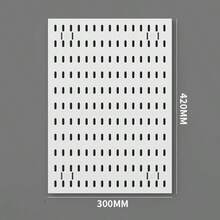 1pc Punch-Free Pegboard, Wall Storage Rack, Easy Installation Household Hole Board Wall Shelf, Wall Hanging Storage Rack, Study E-Sports Room Storage Display Rack, Kitchen Storage Accessories