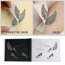 100 peças~/20 peças Tamanhos Disponíveis Papel de Transferência de Tatuagem, Papel de Modelo de Tatuagem, Papel de Cópia, Suprimentos de Tatuagem, Papel Térmico de 4 Camadas Tamanho A4, Renderização Instantânea, Formato Preciso Sem Borrão, Adequado Para Uma Variedade de Padrões Criativos, Compatível Com a Maioria das Máquinas de Transferência, Acessórios de Máquina de Transferência de Tatuagem, Essencial Para Artistas de Tatuagem Criarem Tatuagens de Alta Qualidade, Presente