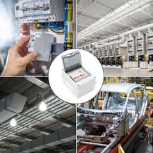 Unidad de consumo de autocaravanas de garaje bidireccional 40a 30ma RCD 2mcb 6a + 16a Disyuntor de fuga pequeña de 2way 4030ma RCD + 2 MCB (6a + 16a) - Blanco - Ver 4