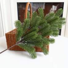 1/3pcs Artificial Pine Branches, Artificial Plants For Scene Setting, Home Decoration, Room Decoration, Outdoor Garden Decoration, Living Room Decoration, Christmas Decoration
