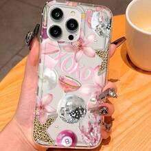 Funda para teléfono (1 unidad) con diseño minimalista de bola de billar 8 y estrellas de leopardo, rayas verticales, de piel sintética, protectora, compatible con phone S16/S16 Plus/S16 Pro/S16 Pro Max - Multicolor 8 - Ver 6