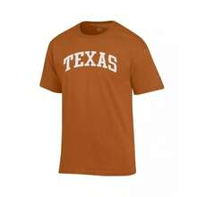 Champion Men's Texas Orange Texas Longhorns Basic Arch T-Shirt |  | Men Sports Tees & Tanks - Burnt Orange - View 3
