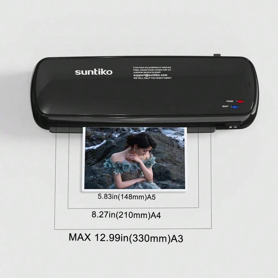 4-In-1 Laminator Machine For A4/A5/A6 Documents & Photos - Fast 3-Minute Heat & Seal Technology | Home Office, School & Teacher Use | Compact Design