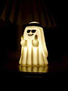 1/6 件鬼雕像，恐怖鬼魂装饰，有趣的万圣节装饰，万圣节鬼魂小雕像，有趣的鬼魂雕像，可爱的鬼魂雕像，万圣节装饰，适合作为礼物道具，桌面家居装饰 - 彩色 - 查看 8