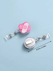 10 Stück einziehbare Krankenhausausweis-Halterungen, süße Cartoon-Schlüsselanhänger-Lanyards, zufälliger Stil Halloween Accessoires Lehrertag Weihnachtsgeschenkideen - Verschiedenfarbig - Übersicht 4