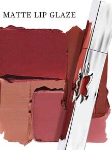 Little Ondine Matte Lip Gloss 03, Smooth & Glossy, Long-Lasting Color, True-To-Color, Magnetic Petal Cap Design, Great Gift, 2.4g/0.08oz - MATTE LIP GLAZE 03 - View 12