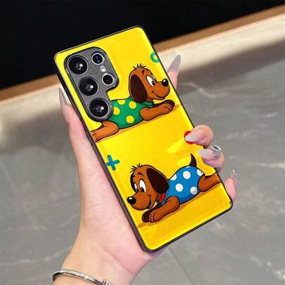 Cute Dog Cartoon ForSamsun A05 A06 A125G A135G A145G A15 A165G A225G Phone Case Lightweight Shock-Resistant Anti-Yellow Cover for Galaxy S10 S20FE S21FE Note10Lite Note20 Ultra Protection