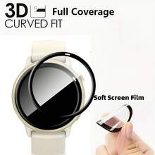 4pcs Full Coverage Screen Protector Film For Garmin Venu 3/Venu 3S/Vivoactive 5/Vivoactive 6, Forerunner 970/570 47mm, Forerunner 965/265/165, 3D Full Coverage High-Definition Anti-Scratch, Curved Edge Composite Soft Film Precise Fit Sensitive Touch, Smartwatch Accessories Durable Protection Full Coverage, Upgraded Design, Durable Fashionable Accessories, High-Quality Protection, Fashionable Buyers, Tech Enthusiasts Christmas/Halloween/New Year/Birthday Gift, Men And Women Stylish Smartwatch Accessories