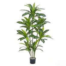 Dracaena Plant Artificial Tree Decor - Tall Fake Tree For Home Decor Faux Plant Indoor Artificial Dracaena Tree For Living Room Bedroom Office Live Streams Decorative Modern Greenery