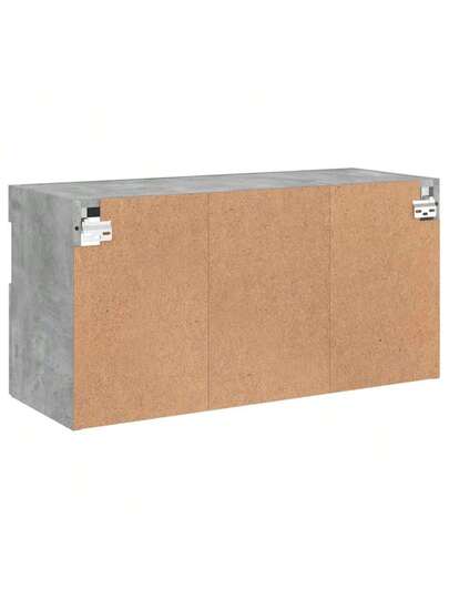 VidaXL TV Wand Unit LED Lighting 80x30x40 Cm Concrete Grijs view 11