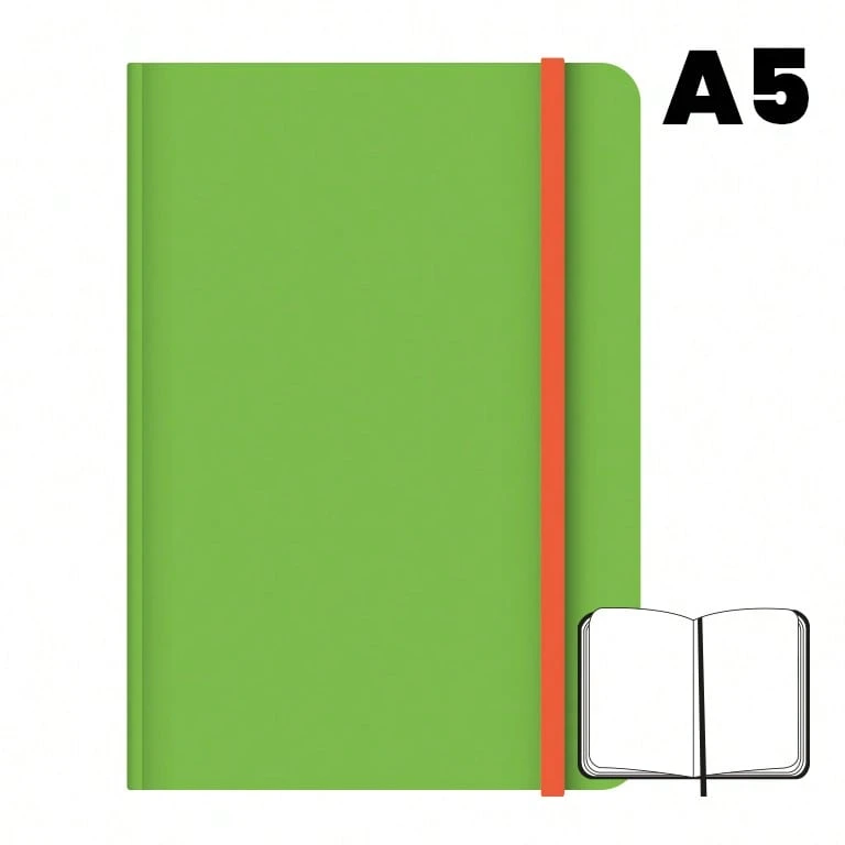 Libreta Cosida Campus University A5 Rayado Horizontal Fucsia – Libreta Grande y Colorida para Notas o Estudio ✅ Entrega 24/72h a España (península) - Verde - Hojas Lisas - Ver 1