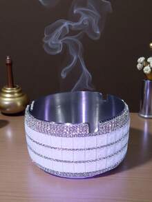 1pc Rhinestone Series Rhinestone Cigarette Case, (Multiple Options) Capacity 20 Cigarettes, Fashionable Rhinestone Cigarette Box, Ultra-Thin Portable Rhinestone Storage Box, Creative Portable Women's Car Cigarette Case, Suitable As Gift, Party Decor, Rhinestone Leather Cigarette Case, Suitable For Both Men And Women ,Jewellery Box,Pouch,Makeup Brush Holder,Brush Holder,Perfume Organiser,Pouch Bag