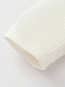 Balabala Girls' Thermal Pants 2025 Autumn - Anti-Bacterial Base Layer - Off-white - View 5