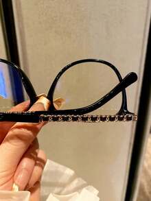 Luxurious Ladies' Flat Blue Light Glasses  I've Found A Treasure!! Elegant Glasses To The Core,A Pair Of Glasses That Will Make Your Heart Flutter,Suitable For All Face Shapes, Making The Face Look Smaller,High-End And Luxurious Tortoiseshell Color Spectacle Frame,Blue Light Glasses For Woman Men Safety Glasses Blue Light Blocking Glasses  Protection Computer Gaming Glasses   Women Cute Light Weight Red Frame Oversized Non Prescription Small Face Square Cat Eye  Reduce Eye Fatigue On Computers, TVs, Phones, And Games, Suitable For Computer Lense Screen Protector Plain Glasses   Clear Lens Glasses Blue Light   Light Blocking Glasses Blue Light Glasses Light Glasses For For Women Men  Light Glasses For    Glasses For Women  99 Blue Light  Glasses For Woman  Blue Light  Glasses Women/Men, Fashion Round  Frame UV Ray Filter Computer Gaming Glasses Computer Glasses - Anti Eyestrain & UV Glare Protection Anti Glare - 豹紋 - 查看 4