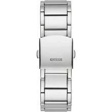 Guess Đồng hồ thạch anh đa chức năng Phoenix GW0094G1 dành cho nam, dây đeo bằng thép không gỉ màu bạc và mặt số Tonneau sang trọng, phù hợp với phong cách đường phố hàng ngày, trang phục công sở, quà tặng phong cách cho bạn trai - Bạc - Xem 6