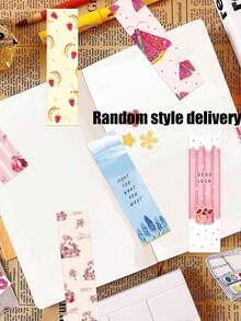 Bookmarks, Cute Waterproof Cartoon Bookmarks, Used For Decorating DIY Bookmarks Such As Books, Art Books, Notebooks, Etc,For School Supplies,Back To School