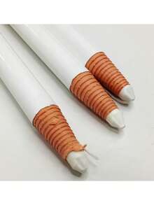 White Semi-Permanent Eyebrow Positioning Pencil For Tattooing, Waterproof Anti-Smudge Eyebrow Shape Design Marking Pen, Professional Tattoo Artist Use Non-Fading Smooth Line Drawing Pen - Multicolor - View 5