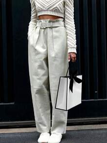 20个迷你横款牛皮纸礼品袋，带蝴蝶结丝带手柄，横款纸质礼品袋，适用于婚礼伴娘回礼，男女通用，适用于生日、婚礼、伴娘派对回礼、购物零售（黑白两色） - 白色 - 查看 5