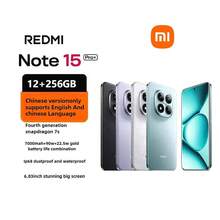 Xiaomi 小米 Redmi Note 15 Pro+ 全新智能手机，12GB+256GB 内存，骁龙® 7s Gen 4 芯片，7000mAh 大电池 + 22.5W 反向充电，大猩猩玻璃，6.83 英寸 1.5K 超级阳光屏，IP68 防尘防水，50MP 高动态主摄像头，中文版双卡，支持中英文 - 雪松白 - 查看 1