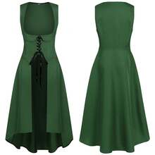 Cosplay Clothing - 241114 Renaissance Women's Dress Style 4 Brown - View 5