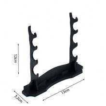 1 Giá đỡ đũa phép 12,5cm, Giá đựng dao đồ chơi | Vật dụng trang trí Giáng sinh & Halloween thiết yếu cho hóa trang, biểu diễn sân khấu & cosplay phim! Món quà hoàn hảo cho người hâm mộ phù thủy, quà tặng tiệc Halloween & những người đam mê hóa trang ngày lễ – Giá đựng phong cách cho đũa phép mô phỏng & dao đồ chơi, lý tưởng cho trang trí nhà cửa lễ hội, phụ kiện trang phục & quà tặng! - màu đen - Xem 12