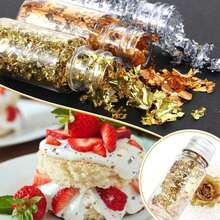 金箔蛋糕装饰金箔片食品金箔装饰烘焙金箔装饰巧克力装饰金箔片用于烹饪甜点装饰工艺品化妆