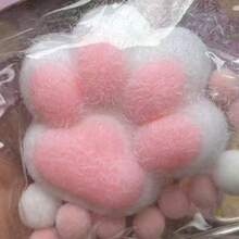 1个超大号柔软TPR材质猫爪挤压玩具 - 质朴纹理，儿童减压玩具，回弹缓慢，适合男孩、女孩作为生日、万圣节、圣诞节礼物 - 彩色 - 查看 17