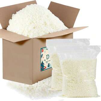 1lb/2lb sojavax för ljustillverkning, påse med högkvalitativa naturliga sojavaxflingor