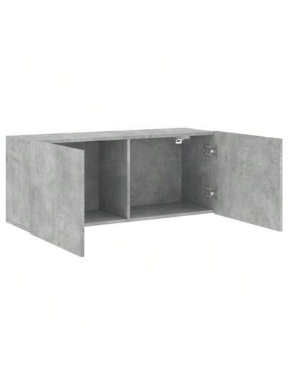 VidaXL Wand Mounted TV Cabinet 100x30x41 Cm Concrete Grijs view 5