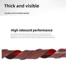 1pc Durable PVC Door Bottom Seal Strip - Self-Adhesive Upgraded Thicker Rubber Dust-Proof Seal, Soundproof, Easy To Install, Polished Surface - Suitable For Bathroom And Room Doors, Soundproof Strip | Smooth Door Seal | PVC Structure - Multicolor - View 5