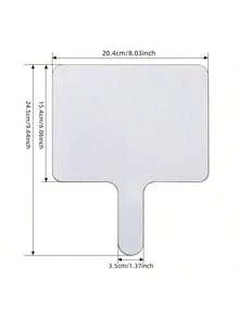 Whiteboard Hand Held Cards Two-Sided Portable Easy Wipe Write Leave A Message Multi Functional Record Whiteboard Non-Magnetic Whiteboard Pen Eraser For Judges Household Meeting Pick Up Sign Etc