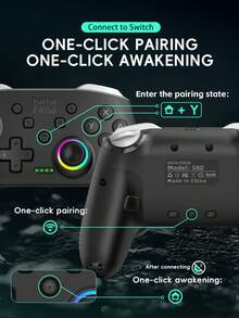 DATA FROG Switch Pro Controllers For Switch/Switch Lite Wireless Remote Gamepad For Joystick Pro Controllers PC For Switch OLED