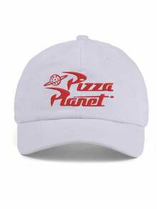 1pc, Unisex,Pizza Planet Embroidered Baseball Hat,Baseball Cap Versatile Stylish Dad Hat Outdoor Adjustable Sun Protection Sports Hats Father's Day For Women Men - A - View 18