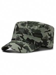 Unisex Camouflage Newsboy Cap, Adjustable Head Circumference Baseball Cap, Outdoor Baseball Cap, Suitable For Daily Use