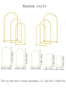 1 件拱门支架，带拱门支架盖，婚礼拱门背景支架和米色拱门盖，适用于生日派对婚礼仪式 Bridalbabyshower - 彩色 - 查看 4