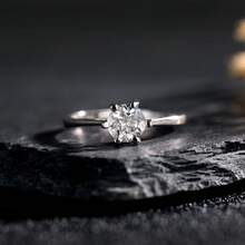 Adjustable 925 Silver Ring 6mm Natural Clear Quartz Open Band Healing Crystal Jewelry Spiritual Gift Energy Stone