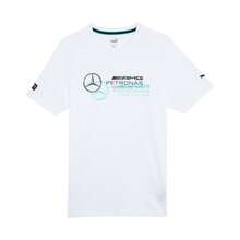 Camiseta de manga corta con cuello redondo Puma Mercedes-AMG Petronas F1 Team, nueva llegada de primavera 2026 538482-03 - Blanco - Ver 5