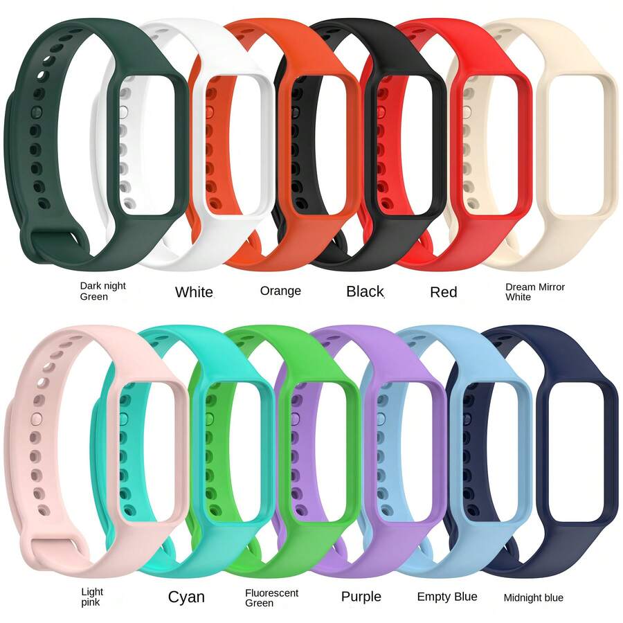 1 Sports Watch Strap, Compatible With Redmi Smart Wristbands 2/Xiao Mi Wristbands 8 ActiveBand Men's And Women's Fashionable Sports Watch Straps - Redmi Smart Wristbands 2/Xiao Mi Wristbands 8 ActiveBand - View 1