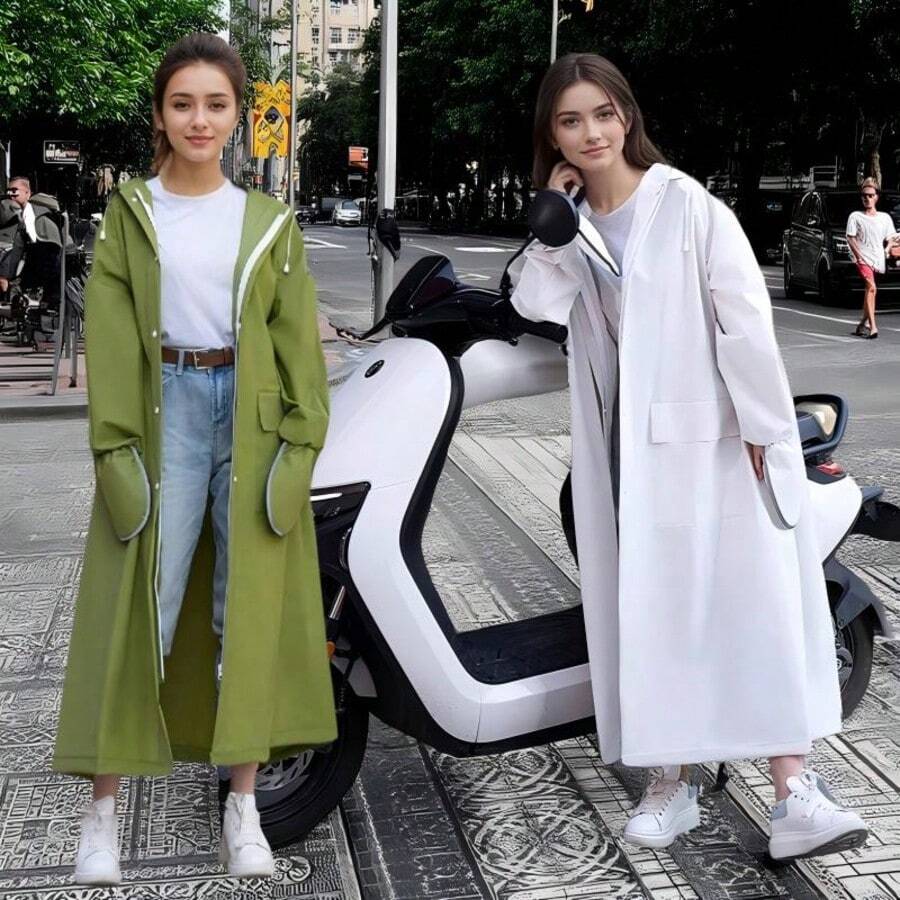 Raincoat Fashion Rain Coat Thickened Rain Coat Waterproof And Windproof Rain Jacket Rain Coat For Women Rain Poncho Multi Functional Raincoats Outdoor Activities Rain Wear Rain Jacket Cycling Traveling Climbing Rain Coat