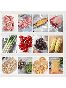 Vakuumbeutel, Vakuumverpackungsbeutel für Vakuumversiegelungsmaschine, Vakuumversiegelungsbeutel Küchenhelfer zur Frischerhaltung von Lebensmitteln, Küchen-Essentials Zubehör